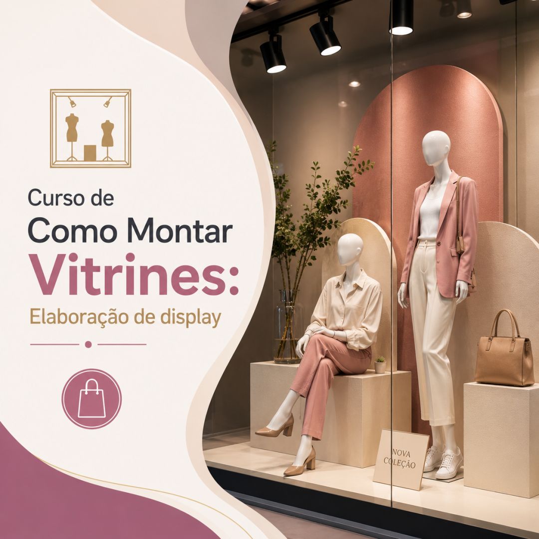 Curso de Como Montar Vitrines: Elaboração de display