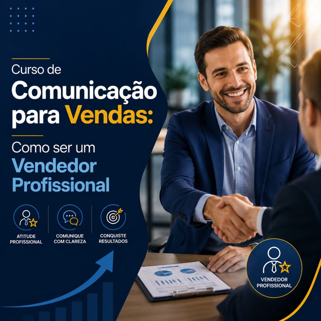 Curso de Comunicação para Vendas: Como ser um Vendedor Profissional