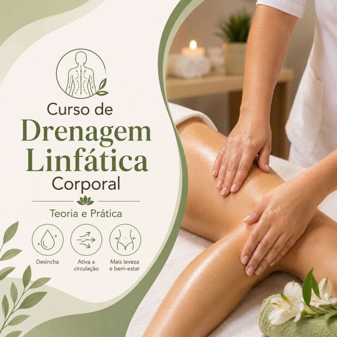 Curso de Drenagem Linfática Corporal - Teoria e Prática