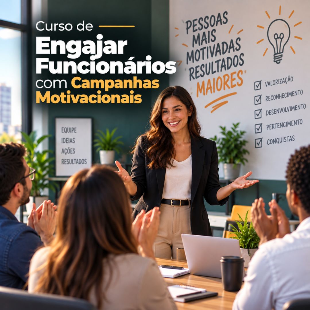 Curso de Engajar Funcionários com Campanhas Motivacionais