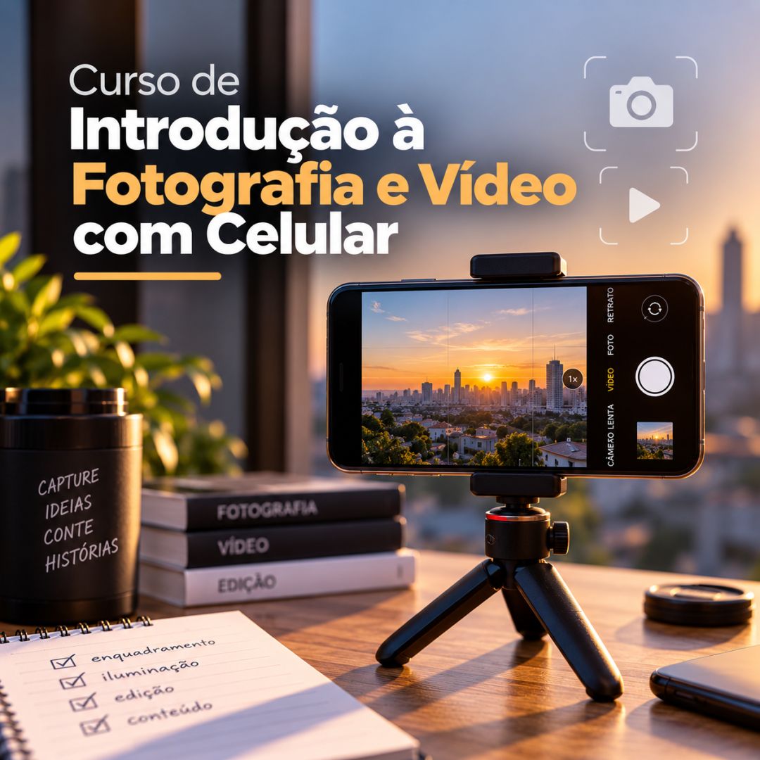 Curso de Introdução à Fotografia e Vídeo com Celular
