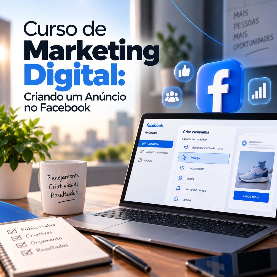 Curso de Marketing Digital: Criando um Anúncio no Facebook