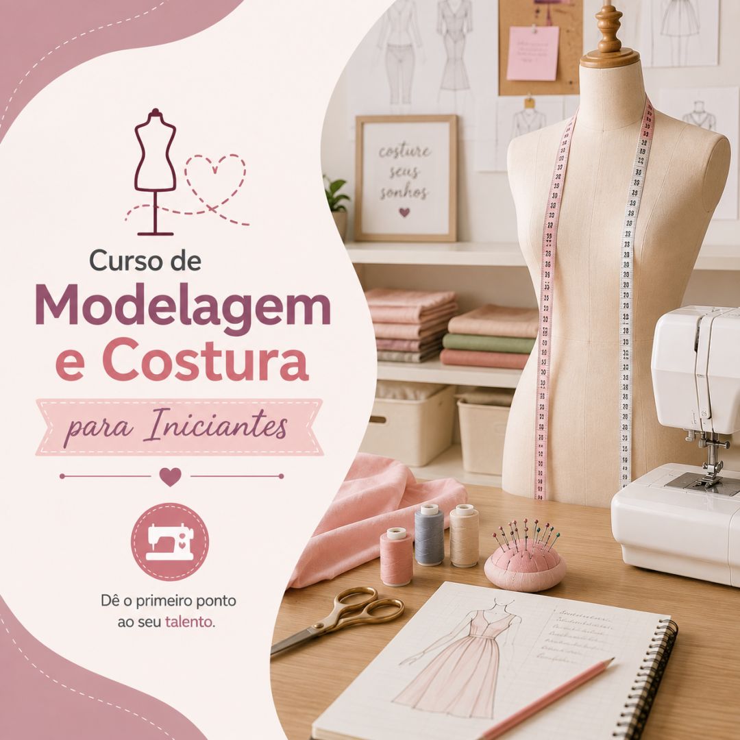 Curso de Modelagem e Costura para Iniciantes