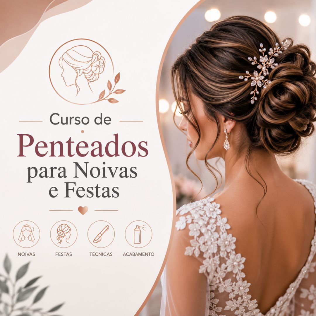Curso de Penteados para Noivas e Festas