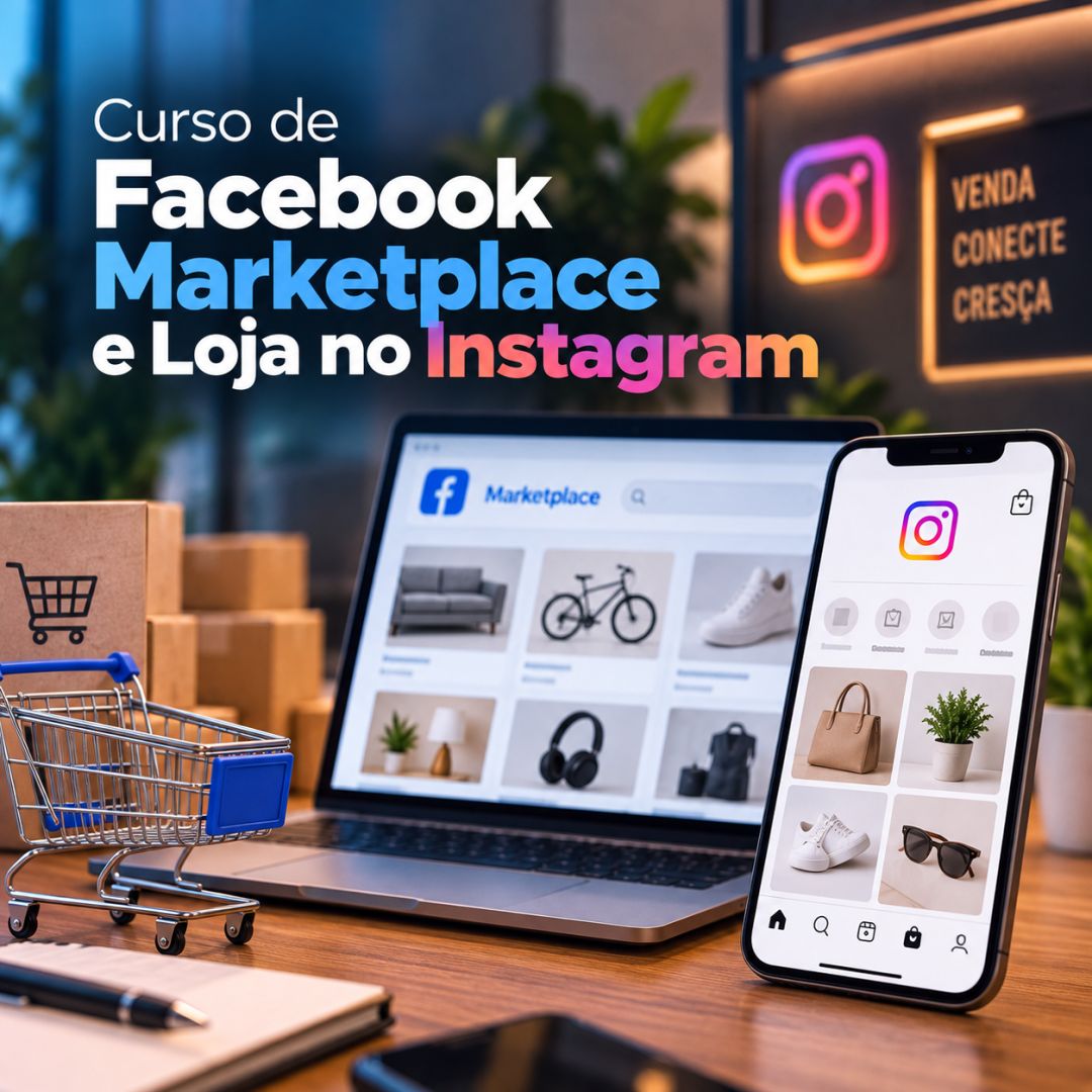 Curso de Facebook Marketplace e Loja no Instagram