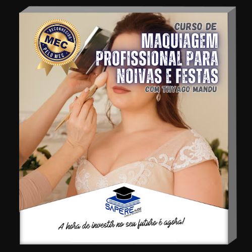 Curso de Maquiagem Profissional para Noivas e Festas